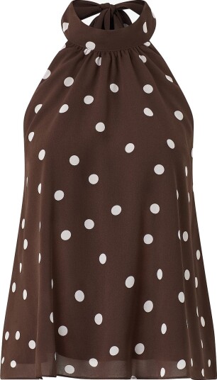 Gina Tricot   Topp Halterneck   Flerfarget