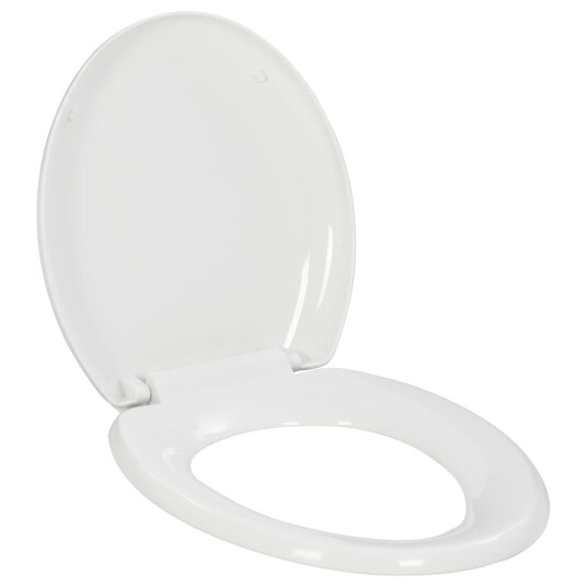 Toalettsete med soft-close og hurtigfeste hvit Toalettsete med soft-close og hurtigfeste hvit