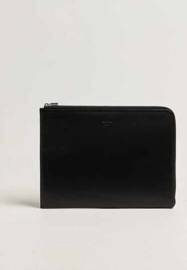 Tiger of Sweden Vitama Smooth Leather Portfolio Black