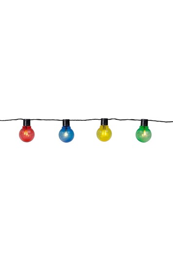 Star Trading Lyskjede Partaj 16LED Flerfarget