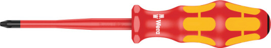 Wera VDE Isolert Skrutrekker 20,5 cm Rød Kraftform Plus Wera VDE Isolert Skrutrekker 20,5 cm Rød Kraftform Plus