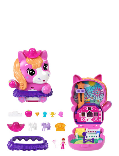 Polly Pocket Pony Rodeo Compact Multi Patterned One Size Polly Pocket Pony Rodeo Compact Multi Patterned One Size