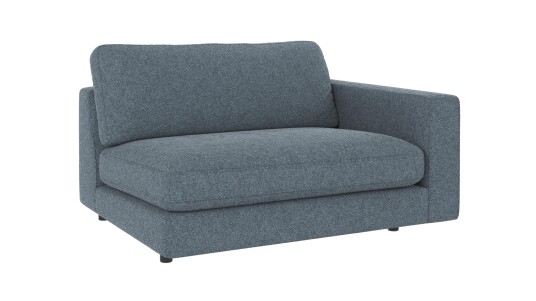 Rowico Home Duncan 1,5 seters ende H Middels blå Bobby 15 129 x 103 x 78 cm Blå