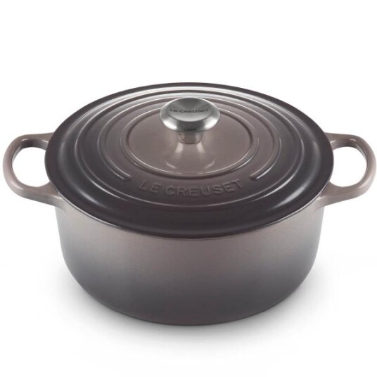 Le Creuset  Rund støpejernsgryte 5,3L/26 cm flint