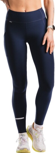 FUSION Hot Long Treningstights Dame Navy S