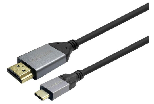 VIVOLINK USB-C to HDMI Cable 4m Black VIVOLINK USB-C to HDMI Cable 4m Black