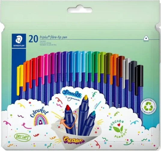Staedtler Triplus Color Fiberpenn 1mm 20 Stk Staedtler Triplus Color Fiberpenn 1mm 20 Stk