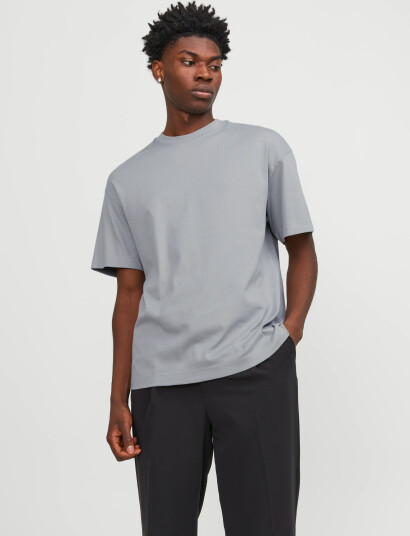 Jack & Jones Jjeurban Edge Tee Ss O-Neck Noos - Grey - XXL Jack & Jones Jjeurban Edge Tee Ss O-Neck Noos - Grey - XXL