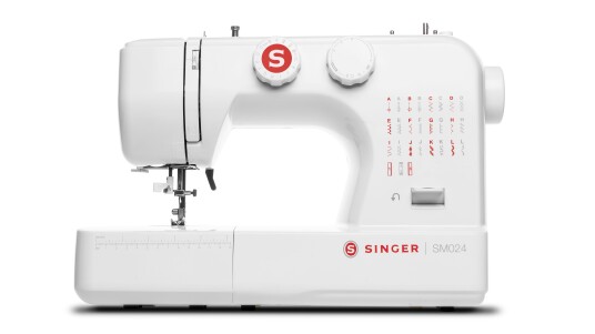 Singer SM024 Mekanisk Symaskin med 97 Sømmers Funksjoner Hvit og Rød Singer SM024 Mekanisk Symaskin med 97 Sømmers Funksjoner Hvit og Rød