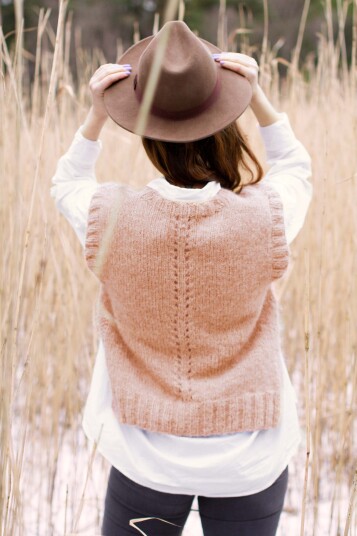 JOHANNA vest beige rosa JOHANNA vest beige rosa