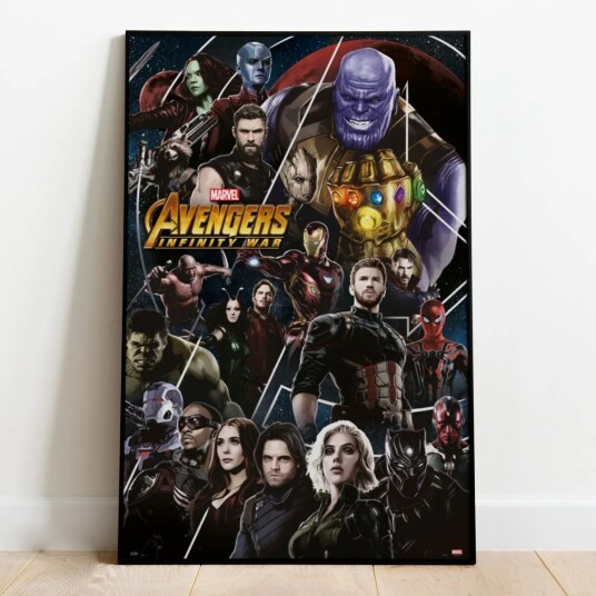 The Avengers Infinity War Plakat Lineup - 91,5 x 61 cm The Avengers Infinity War Plakat Lineup - 91,5 x 61 cm