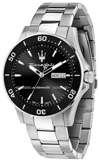 Maserati Herreklokke R8823100002 Competizione Sort/Stål Ø43 mm