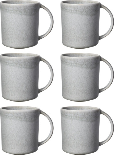 Scandi Living Sandsbro mugg lysegrå 30 cl 6 pk