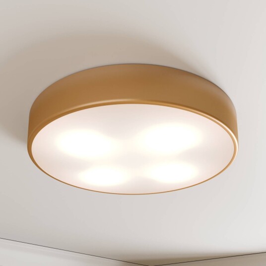 TEMAR LIGHTING Cleo taklampe Ø 50 cm IP20 gullfarget metall E27 TEMAR LIGHTING Cleo taklampe Ø 50 cm IP20 gullfarget metall E27