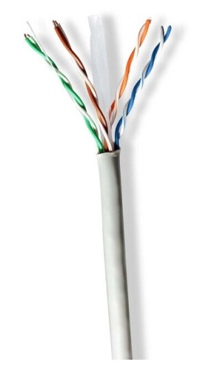 Nedis CAT6 Nettverkskabel 305m U/UTP Grå - Innendørs PVC Trekkboks Nedis CAT6 Nettverkskabel 305m U/UTP Grå - Innendørs PVC Trekkboks