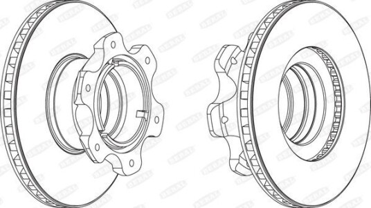 Bremseskive BERAL BCR209A Bremseskive BERAL BCR209A