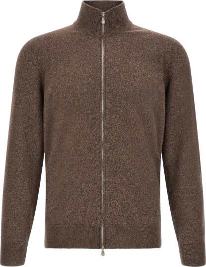 Brunello Cucinelli Herre Strikkevarer Brun 2XL,
