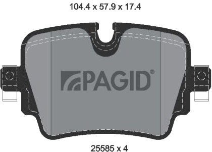 PAGID T2277N Bremseklosser PAGID T2277N Bremseklosser