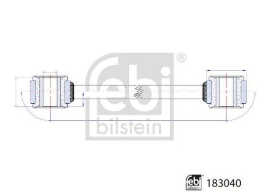 Stabilisatorstag FEBI BILSTEIN 183040