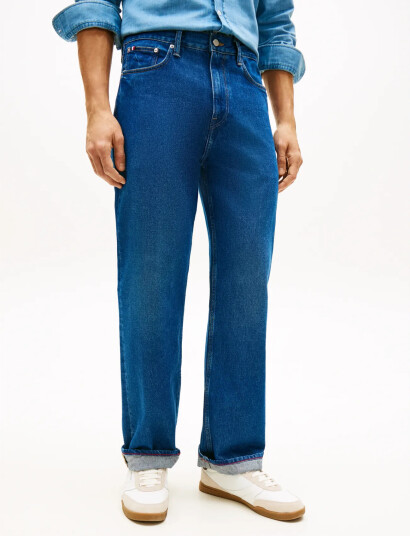 Tommy Hilfiger Relaxed Straight River Ike Blue Blue 33 x 32 Tommy Hilfiger Relaxed Straight River Ike Blue Blue 33 x 32