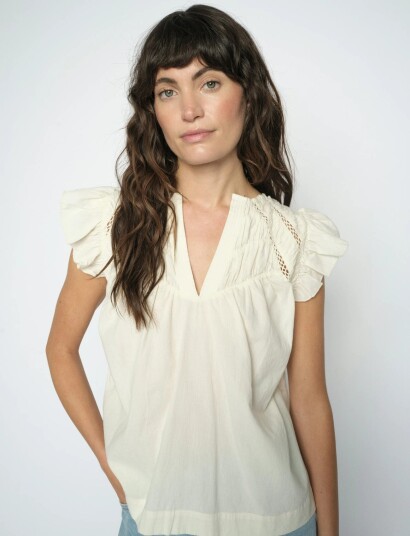MOS MOSH Mmwoda Izha Blouse Cream L