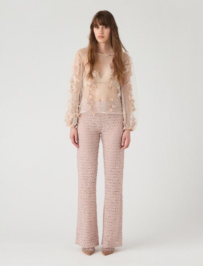 Ida Sjöstedt 347 02 Jenny Embroidery Top - Pink - 36 Ida Sjöstedt 347 02 Jenny Embroidery Top - Pink - 36