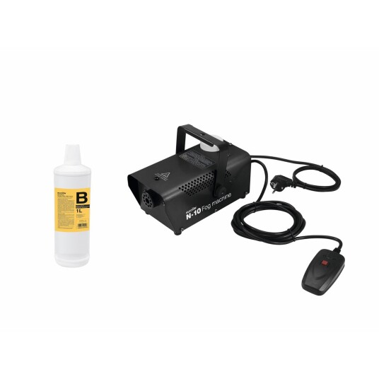 EuroLite Set N-10 Svart+b2d Basic Smoke Fluid EuroLite Set N-10 Svart+b2d Basic Smoke Fluid