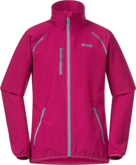 Bergans Girl's Sjoa Light Softshell Jacket 140, Fandango Purple Bergans Girl's Sjoa Light Softshell Jacket 140, Fandango Purple