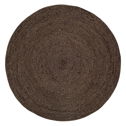Dixie Ella matte Ø125 cm Svart-natur