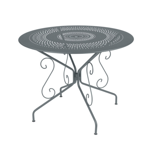 Fermob Montmartre Table 96 cm Storm Grey 26