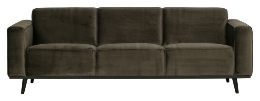 Bepurehome Statement 3-pers. Sofa - Varm Grønn Velour 1580384-06-0 1626275-02-0