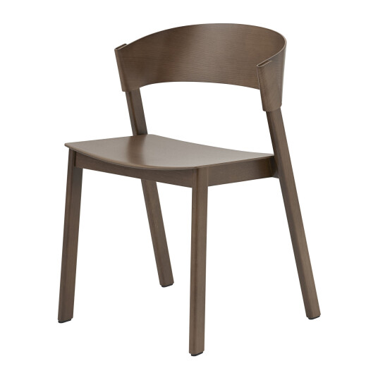 Muuto Cover Side Chair Stained Dark Brown Muuto Cover Side Chair Stained Dark Brown