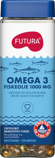 Futura Omega-3 konsentrert 150 Kapslar Futura Omega-3 konsentrert 150 Kapslar