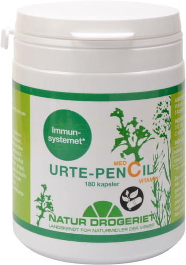 Natur Drogeriet Natur-Drogeriet Urte-pencil M. C-vitamin 180 Kapslar