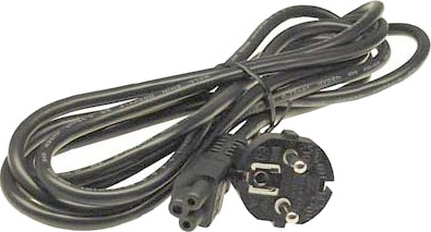 LinkIT Strømkabel, CEE 7/7 til C5, 2 meter "Mikke Mus" kabel. Schuko - C5