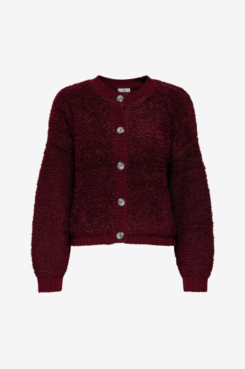 JDY Kardigan jdyEira Life L/S Oneck Rød