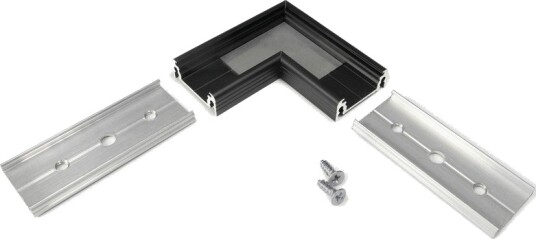 Topmet Profilsamler SURFACE14 90GRADER   Sort anodisert
