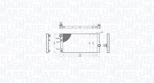 Radiator MAGNETI MARELLI 350213214600