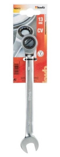 Kwb 460413 Skraldenøgle-Dobbelt 1 Stk. 13 Mm Kwb 460413 Skraldenøgle-Dobbelt 1 Stk. 13 Mm