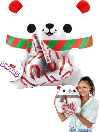 Snackles Bamse 35cm Isbjørn Med Kisses Candy