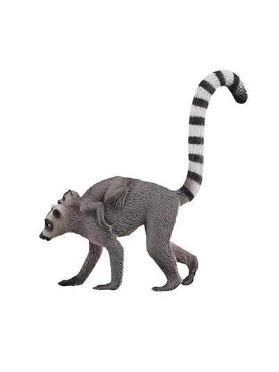 Mojo Wildlife Ring tailed Lemur with Baby   387237