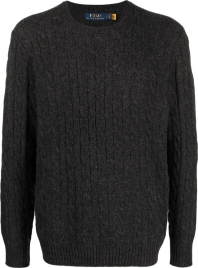 Ralph Lauren Herre Strikkevarer Grå L,