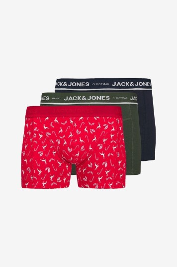 Jack & Jones Junior Underbukser jacDeer Trunks Jnr 3 pakning Blå