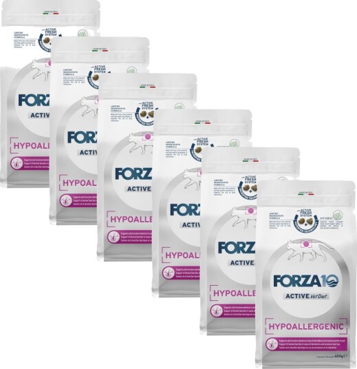 Forza10 Active Line Cat Tørrfôr Hypoallergenic Forza 10 Active Line Fisk 4.8 kg 12 X 400 G