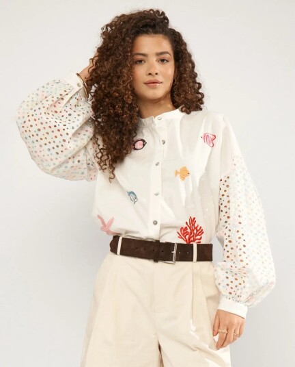 Nümph Numarisa Shirt   White   34