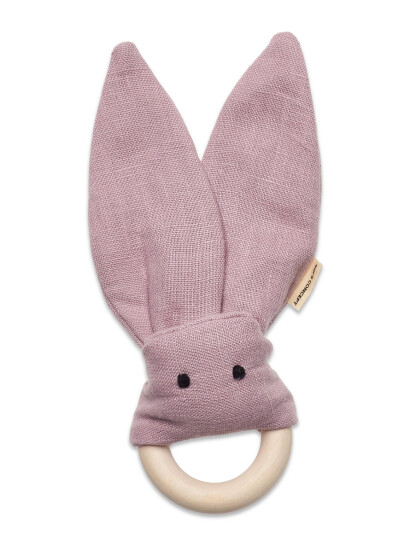 Kid"s Concept Bite Ring Linen Pink Neo - Pink - ONE SIZE