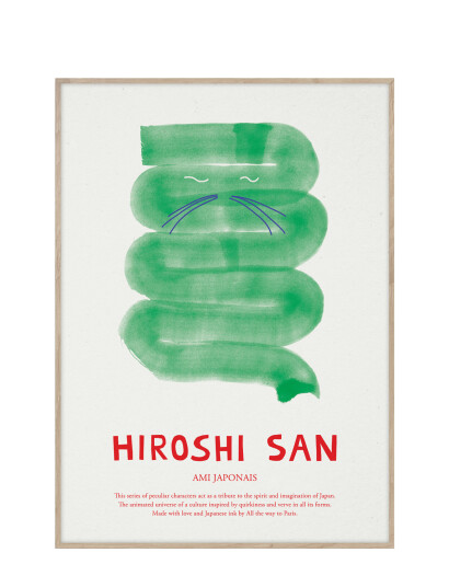 Mado Hiroshi San 50x70 Green 50x70cm