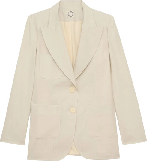 Ines de la Fressange Paris Dame Jakker Beige S, Ines de la Fressange Paris Dame Jakker Beige S,