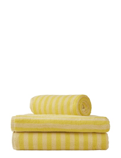 Bongusta Naram Hand Towel - Yellow - 80X50CM Bongusta Naram Hand Towel - Yellow - 80X50CM