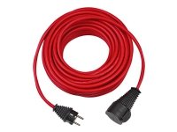 brennenstuhl H07RN-F 3G1,5 - Strømforlengelseskabel - power CEE 7/7 (hunn) til power CEE 7/7 (hann) - AC 230 V - 25 m - rød